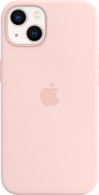 Apple Silicone Case with MagSafe - iPhone 13 - Chalk Pink